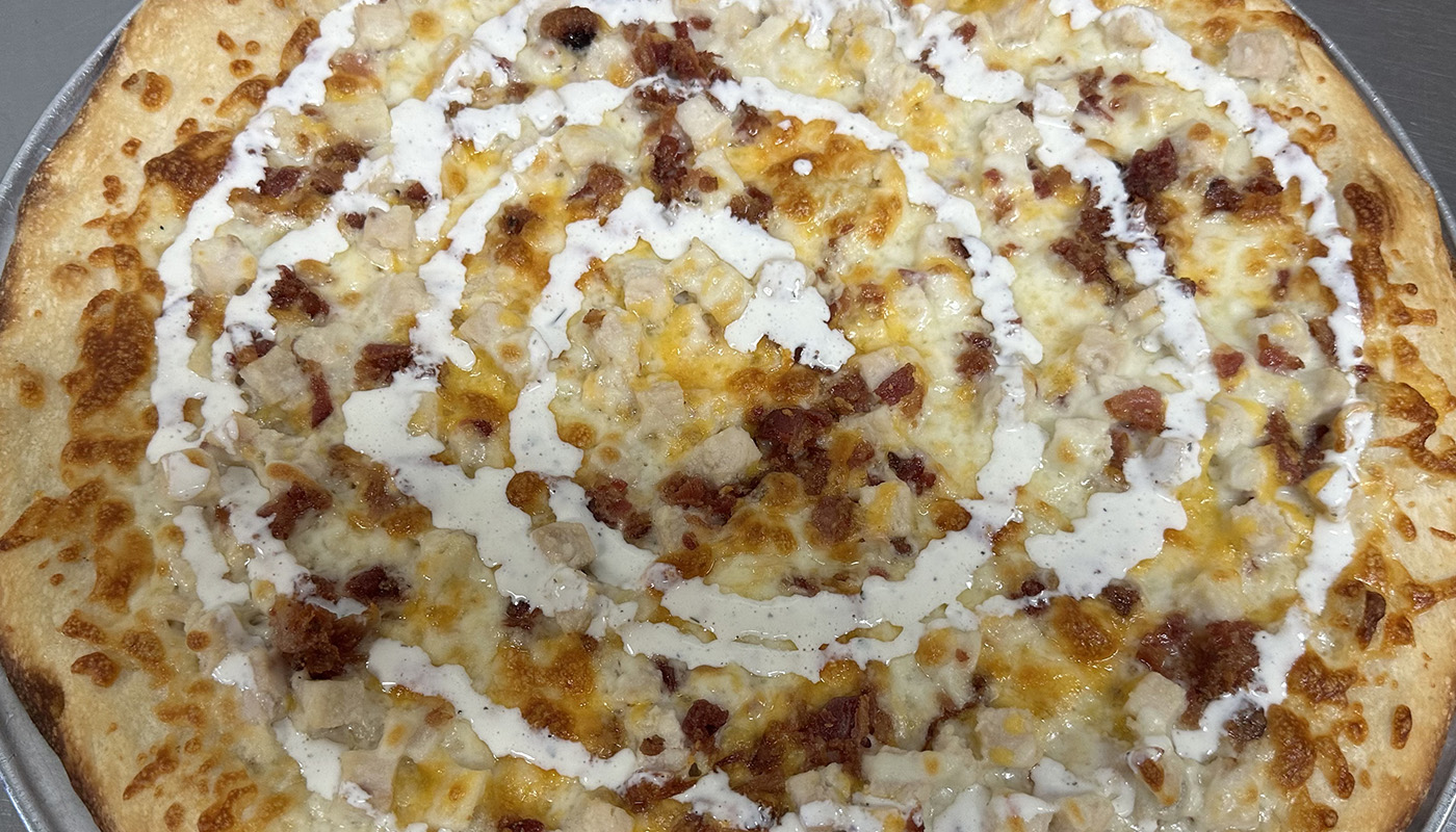 CHICKEN BACON RANCH PIZZA image